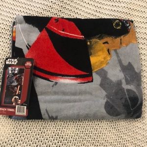 NWT Star Wars Beach Towel